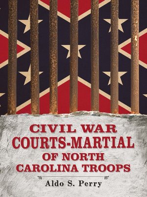cover image of Civil War Courts-Martial of North Carolina Troops